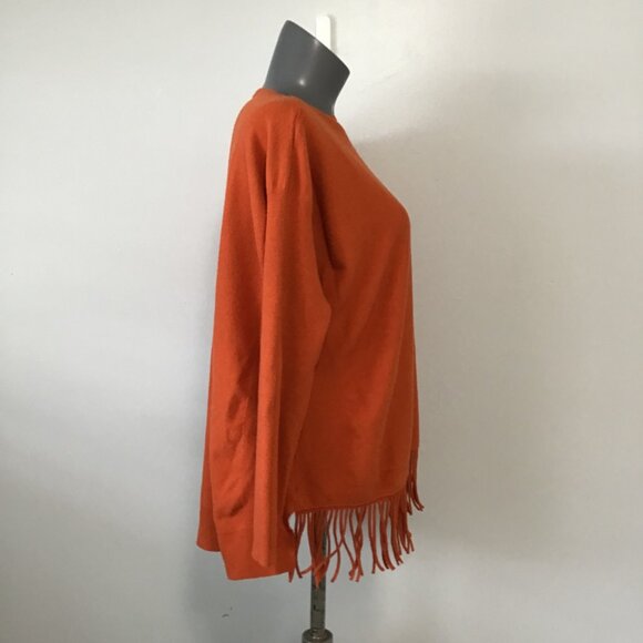 Vivian Shyu Fringed Hem Crew Neck Sweater  Size M - Picture 4 of 11